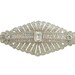 Art Deco Brooch French Cut Crystals Classic 1920s Art Deco Jewelry Wedding