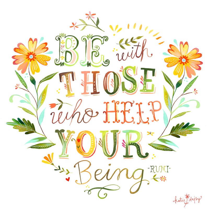 Help Your Being - 11x14 vertical