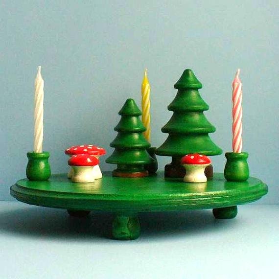 Waldorf Birthday Party - Baby Shower / Custom Cake Topper - Wooden Bithday Cake Topper, Woodland Forest