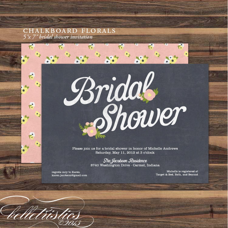 Bridal Shower Invitation - DIY printable party invite