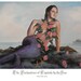 Mermaid of the Purple tail and Pink Flowers
