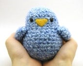 Instant Download - Crochet Pattern - Fat Birdy