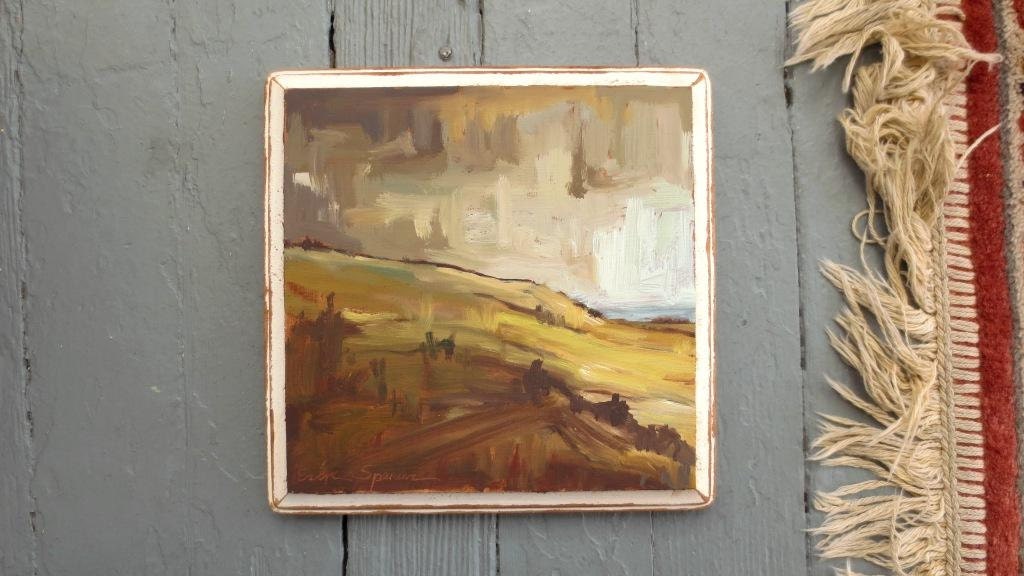 autumn - oil painting - 6.75 x 6.75