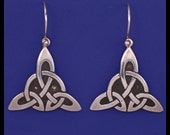 Celtic Triquetra Knot- Earrings- Sterling Silver