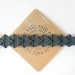 Origami Fiber Macramé Bracelet Metal Free - Steel Grey - For Him - For Her - Unisex - Hypoallergenic