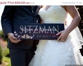ON SALE Custom Family Name Sign with Love Birds - Personalized Painted Name and Established Date Plaques - Perfect Gift Idea - ETS-76