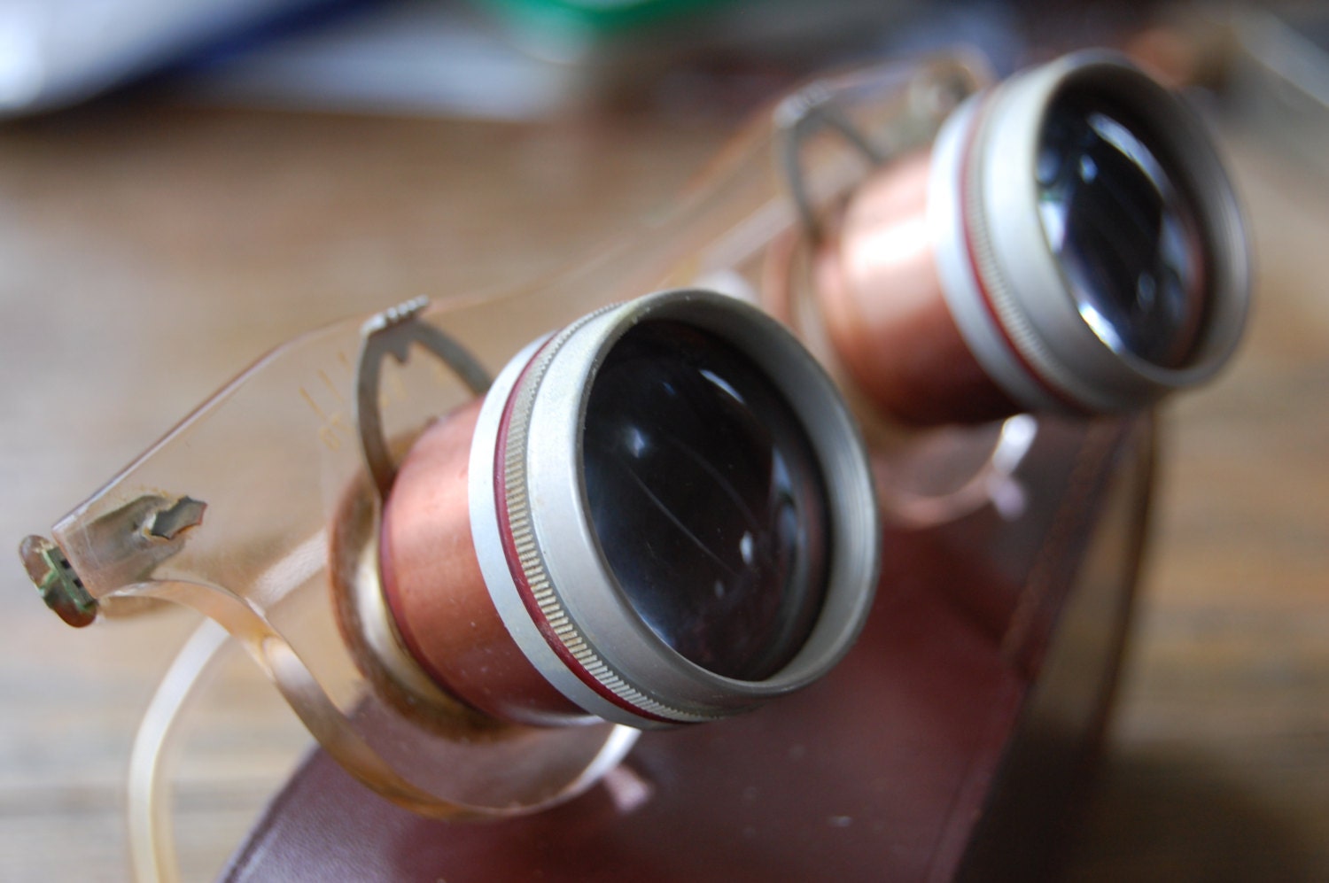 Steampunk Telecopter Adjustable Optic Magnifying Eyewear Glasses Goggles