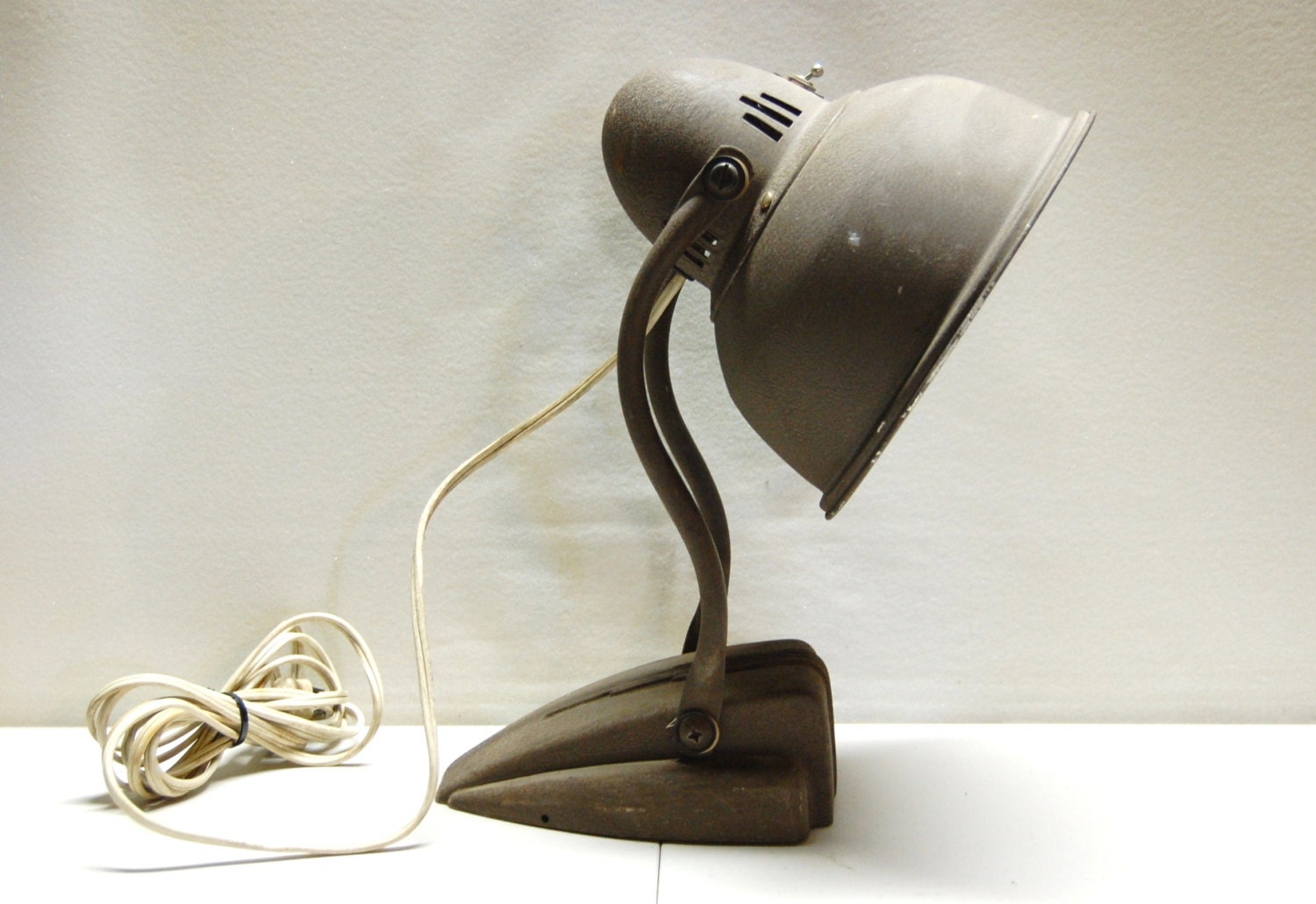 Vintage Rustic Metal Desk Lamp