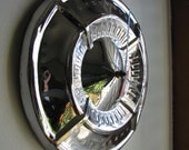 1962 Chevy Hubcap Clock no.1696