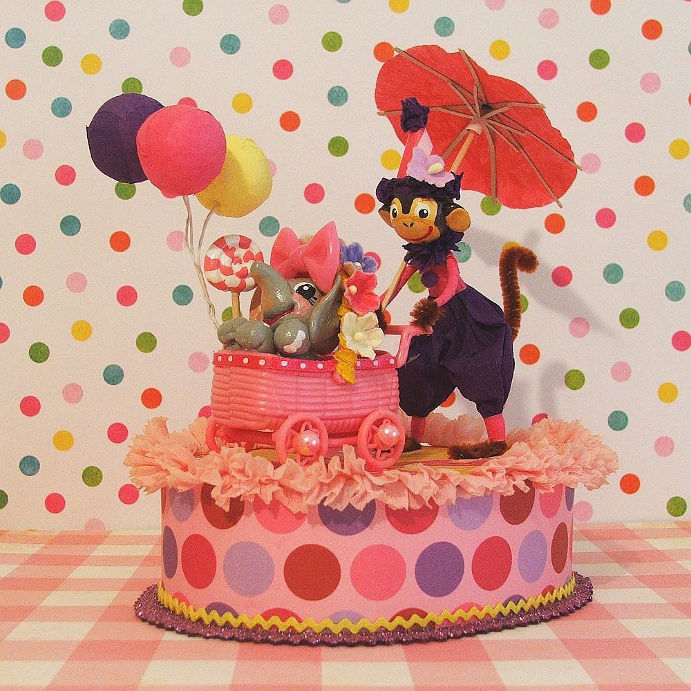 Whimsical Baby Cake Topper/Centerpiece