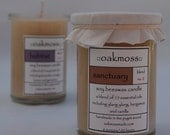 Recycled Glass Soy Beeswax Candle 6 ounce