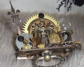 Steampunk Shelf Brooch