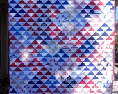 Simple Modern Nautical Patchwork Quilt