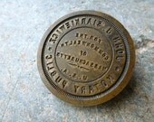 Vintage Massachusetts Notary Public Seal Disc