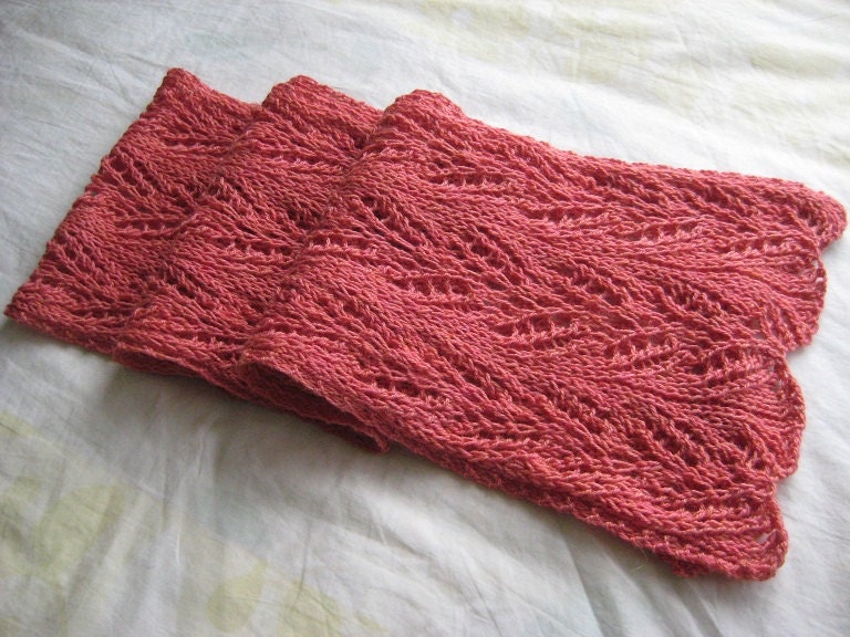 cream of carrot soup scarf in alpaca, merino, bamboo
