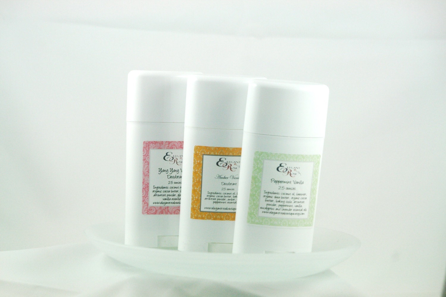 3 Natural Deodorants -  Stock up and save