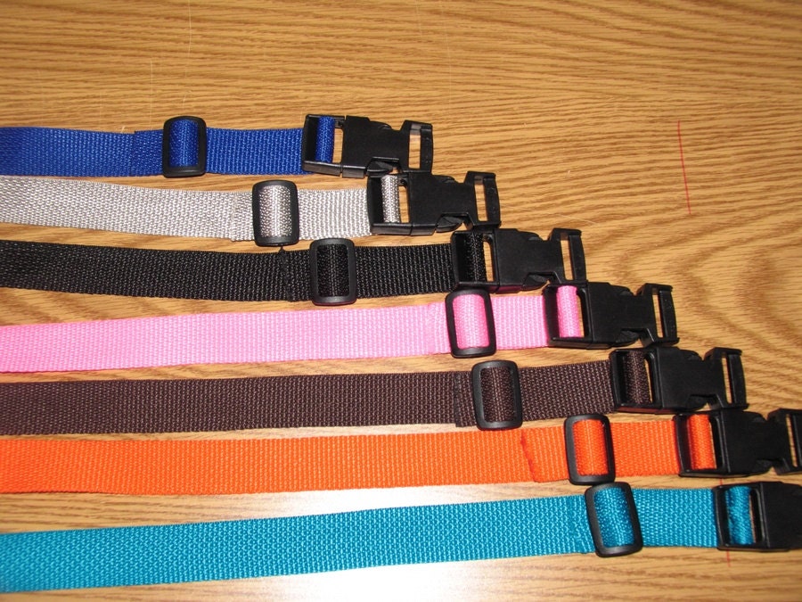 poly webbing belt with clip lock for stroller, swing, high chair, shopping cart strap and more