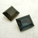 2pcs Vintage Glass Baguette Jewels 12x10mm Rectangle