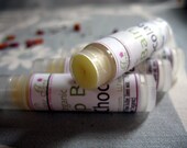 Dark Chocolate Lip Balm natural bees wax lipbalm, unsweetened.- free shipping