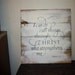 I can do all things sign 13"w x 14"h hand-painted wood sign