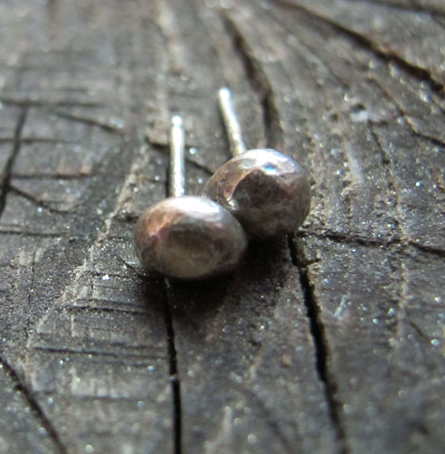 Sterling Silver Droplet Studs