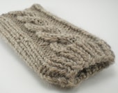 Custom Knitted phone case / iPhone 5 case / Samsung Galaxy cover in Natural Stone (Handmade MP3 player, cell phone case)