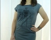 Anatomical Skeleton Tshirt Dress