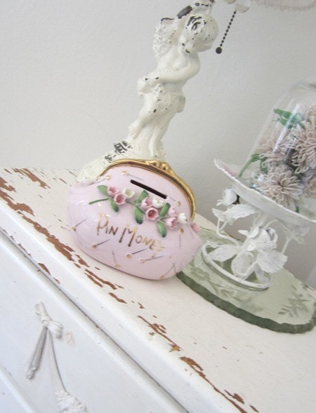 Vintage Lefton Pin Money Bank
