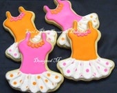 Tutu Cookie Favors - Ballerina Cookie Favors - Ballerina Tutu cookies - 1 Dozen