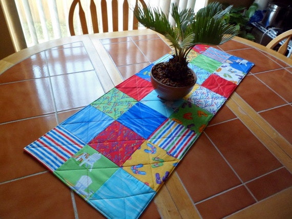 Ocean View by Paul Brent Table Runner - Moda - 36.5 in x 13.5 in