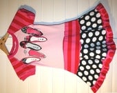 SO MANY SHOES....super cool funky recycled upcycled repurposed pieced  dress or tunic size 5T