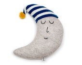 Morris the Moon Lambswool Plush - Made to order