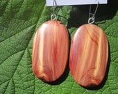 Wooden Earrings made of  Reclaimed Western Red Cedar ...106