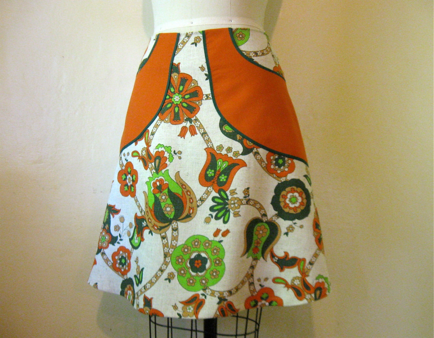 Flower Shop Girl linen skirt Sz 10