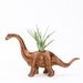 Small Dinosaur Planter Room Decor, College Dorm Geekery, Plant Pot, Dino