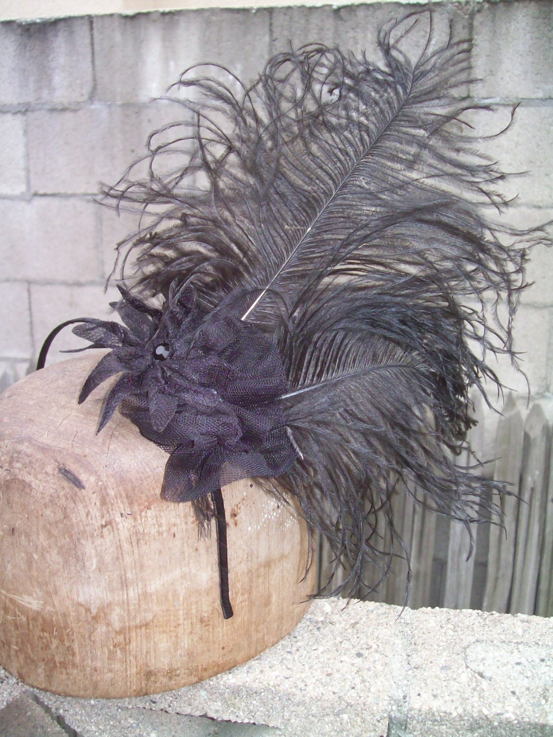 Gatsby Feather Head Band