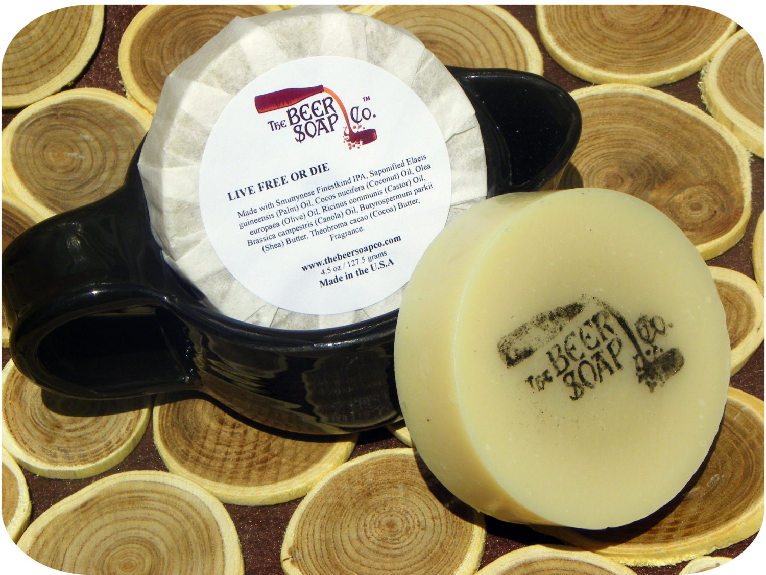Live Free or Die Beer Soap Made With Smutty Nose Finest Kind IPA
