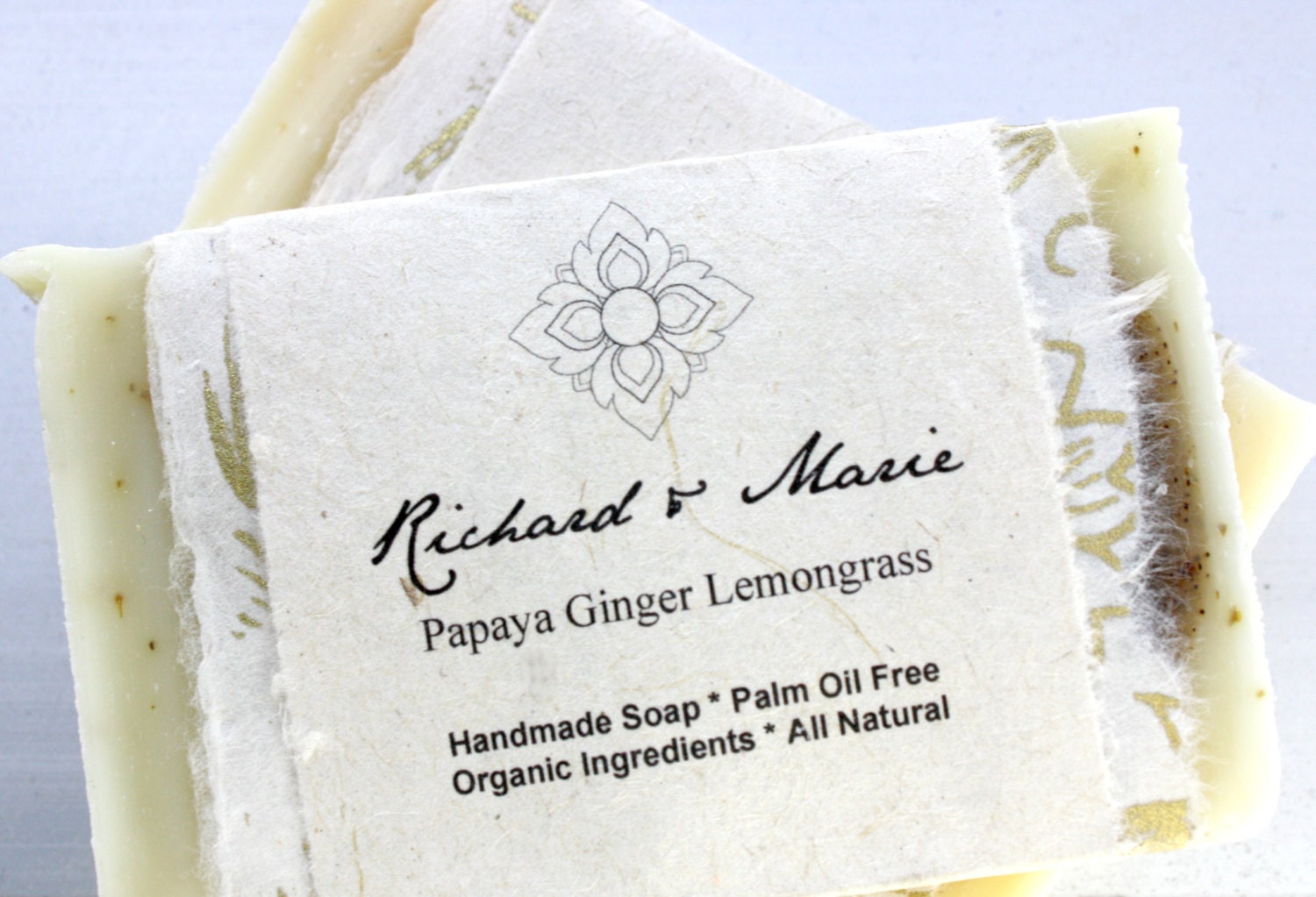 SALE - 50 Custom Organic Soap Favors, 2 oz. Asian Inspired, Vegan, Palm Oil Free Soaps