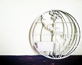 Aluminum Flat Globe North and South America