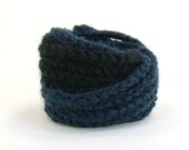 Fiber Art Multistrand Midnight Blue Ombre Bracelet Size child - size M adult - Great Sensory Fidget Toy