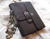 Jhana - travel journal made from dark leather