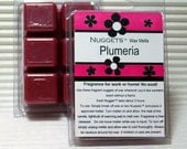 Plumeria wax melts, floral Scented paraffin wax, dark pink wax melts, super strong wax tarts