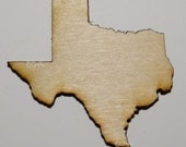 1 Dozen Texas state shape cutouts 2 inch