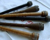 Antique Wooden Spools Bobbins Reginas Collection