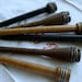 Antique Wooden Spools Bobbins Reginas Collection
