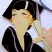 Antique Graduation Tally 1920s Die cut Art Deco Unused Condition