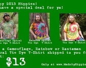 2013 Spiral Tie Dye T-Shirt Sale