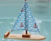NEW Organic Anchors Wooden Sailboat