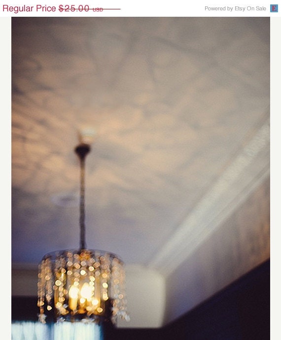 40% OFF SUMMER SALE Diamond Life 8x10 Signed Print - crystal, chandelier, light, purple, home decor, fantasy