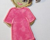 Iron on Applique -  "Boo Boo" Doll 8889878